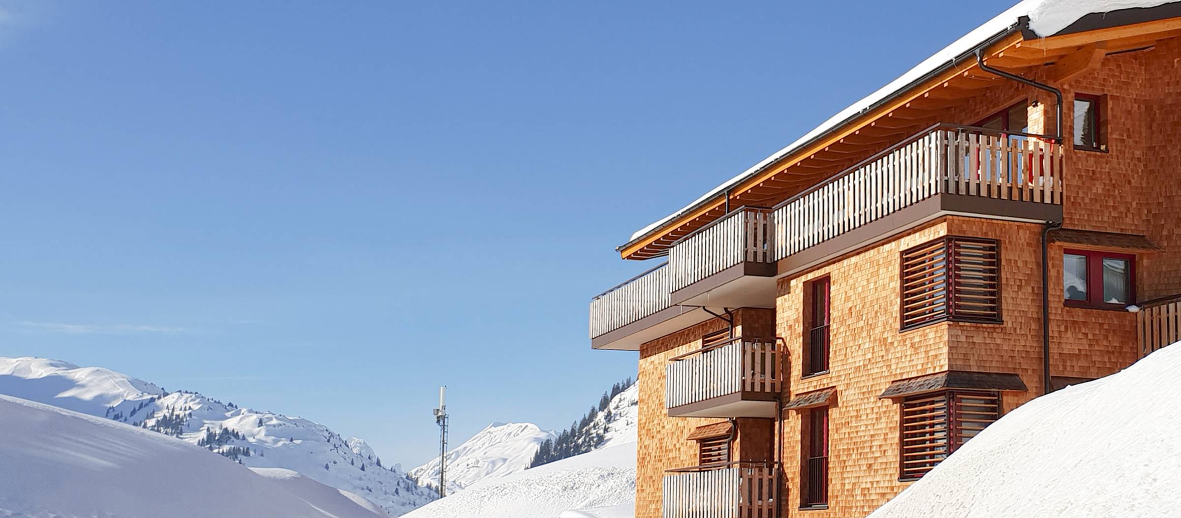 Apartmenthaus Residenz Tirol im Winter